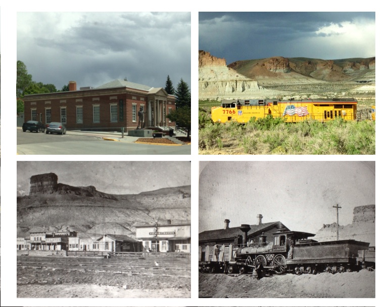 'Green River Now and Then' Sweetwater Museum, Union Pacific Train, Early Green River and the Original Train Station