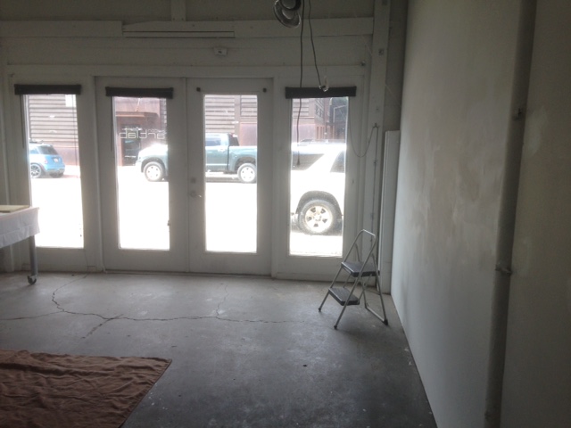 A blank canvas, the new studio space.